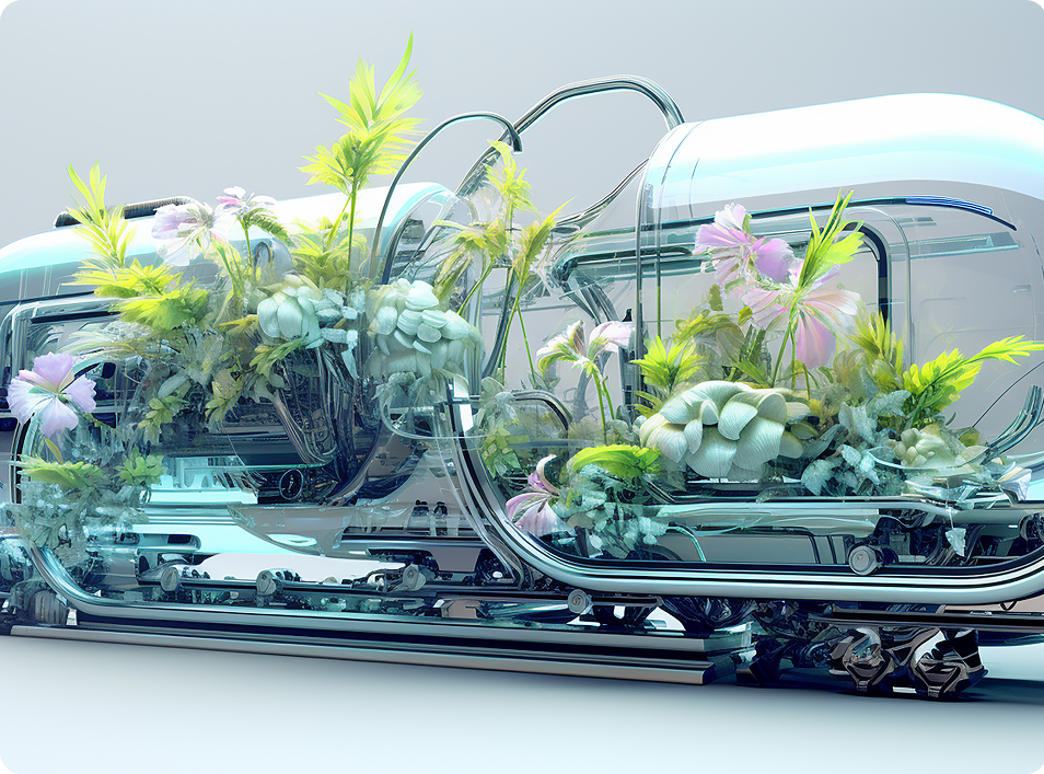 Imagen conceptual de movilidad ecológica